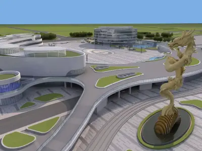 Commercial Complex 2 3D model