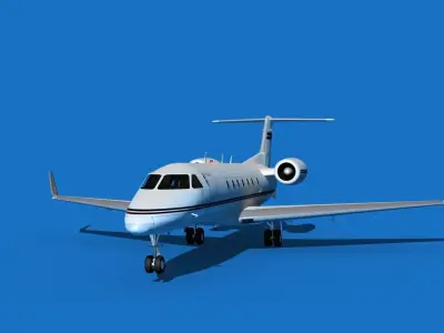 Embraer Legacy 500 V06 3D model