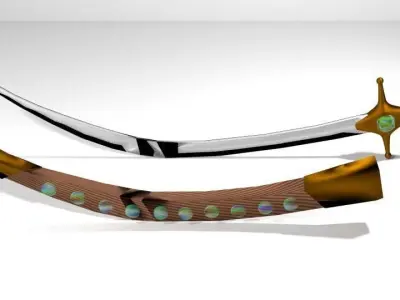 Sword - Arabic Saif 3D model