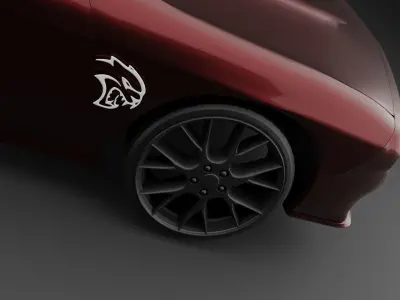 Dodge Challenger Free Free low-poly 3D model