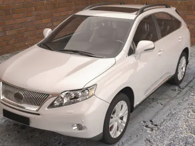lexus rx450h vehicle 3D model