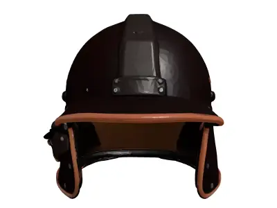 Dented Steel Helmet 3D Model 3D model