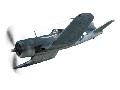 Vought F4U-1A Corsair - 29 3D model