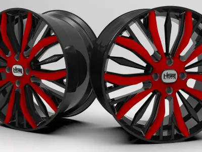 The Ultimate Package of Unique Rim Design Concepts 3D model