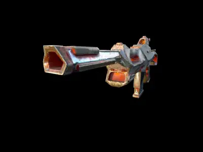 Phantom Assault Weapon Free low-poly 3D model