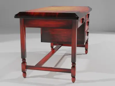 American Vintage Desk Free 3D model