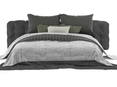 Adairs bed Free 3D model