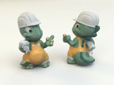 Kinder Surprise dino toy collection 3D model
