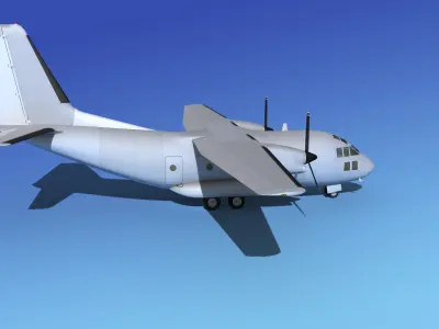 Alenia C-27A Spartan Bare Metal 3D model
