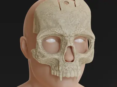 Death Knight Mask from Escape From Tarkov game for 3D Printing 3D print model