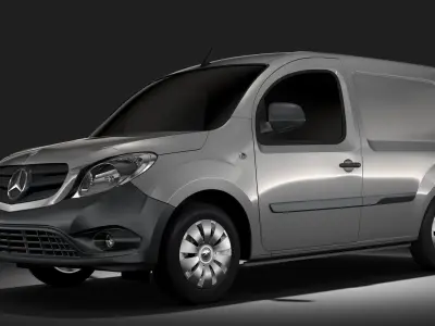 Mercedes Benz Citan Van L2 2017 3D model