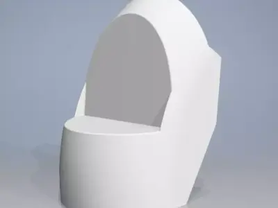 Boat Rib console for two real scale reade for constraction 3D model