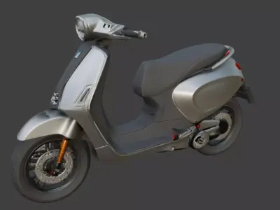 Modern Electric Scooter 3D model buy