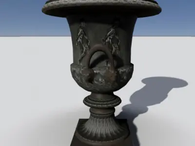 Roman Garden Vase 3D model