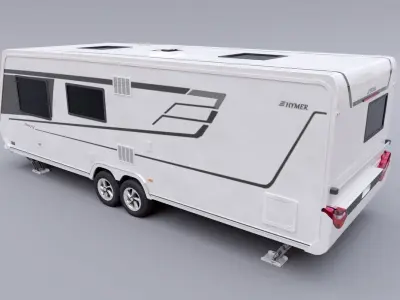 Eriba Nova S690 Hymer Low-poly 3D model
