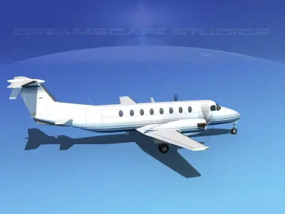 Beechcraft B1900C V12 3D model