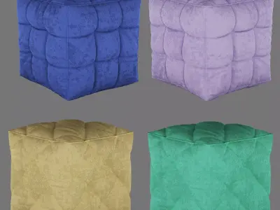 BON VIVANT POUF C3 01 Free 3D model