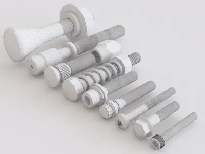 Nuts Blots and Screws vol 04 3D model