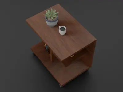 Modern Shelve Free 3D model