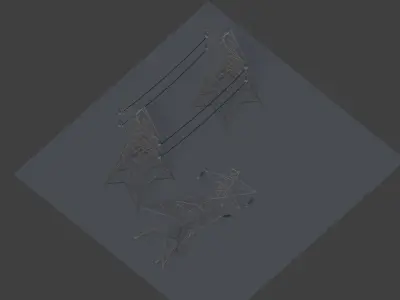 Big Power Lines Free Asset Pack Free low-poly 3D model