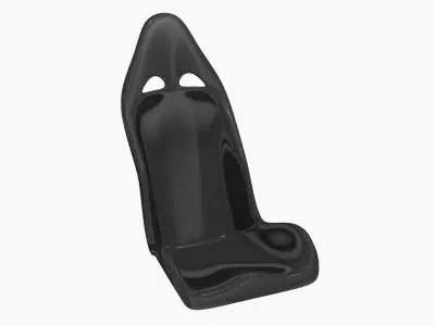 Tecnocraft T2 Carbon Seat Low-poly 3D model