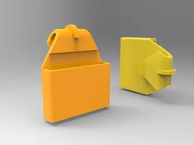 Buckle plastic case Free 3D model