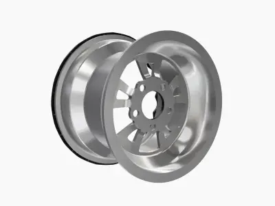 RC Components Torx rear wheel heathen beadlock Low-poly 3D model