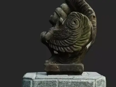 Vietnamese Harpy status 3D model