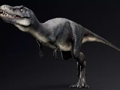 Dinosaur Juvenile Tyrannosaurus Rex  Unreal Engine Project Low-poly 3D model