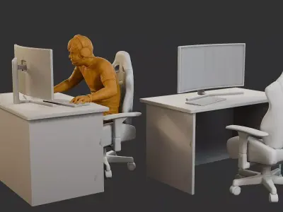 Video Game Player VGP1 007 3D print model