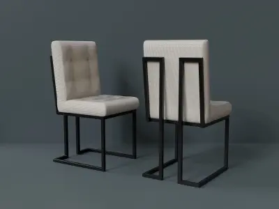 Modern living room set 9 3D model