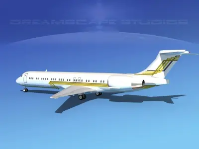 McDonnell Douglas MD-87 Corporate 11 3D model
