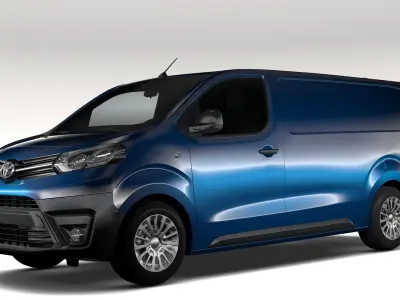 Toyota ProAce Van L3 2017 3D model