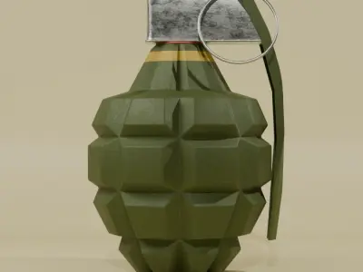 Grenade v1 Free low-poly 3D model