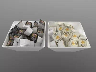 Syrup Packets - High-Quality 3D Models 3D model