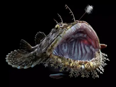 Monkfish Animated 3D model
