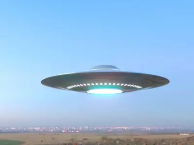 Spaceship Realistic Ufo - Ovni - Nave Espacial 3D model