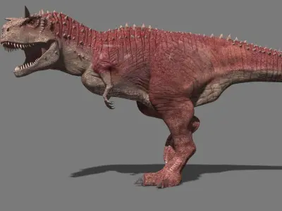 Carnotaur Resurrection - dinosaur 3d model 3D model