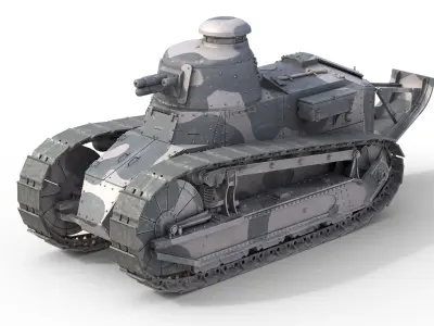 5 Military Vehicles Collection v22 Low-poly 3D model