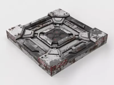 panel sci-fi 07 3D model