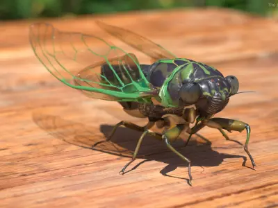 Rigged Flying Insects Collection 4 for Cinema 4D 3D model