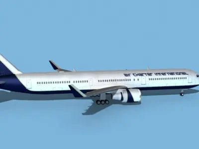 Boeing 767-400 Air Charter Intl 3D model