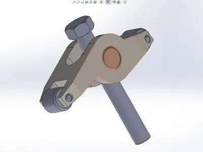 Rocket arm - Solidworks 3D model