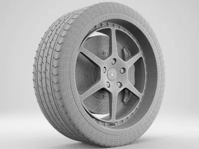 HRE Performance Rim 3D model