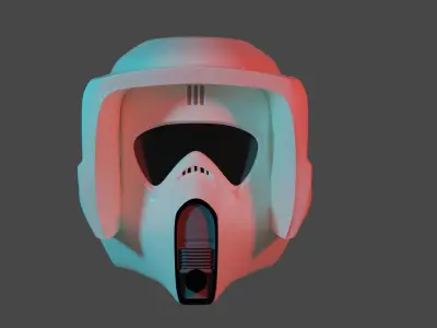 Scout Trooper Helmet 3D model