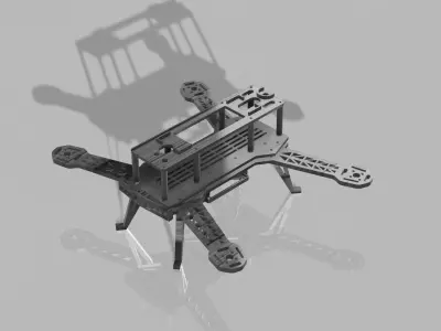 FPV Drone Frame 3D Printable 3D print model