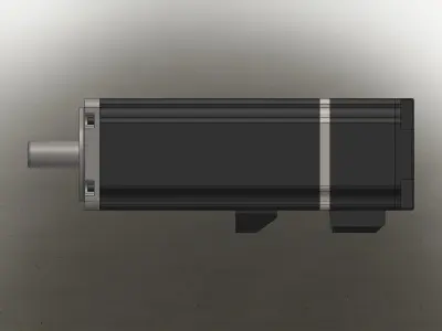 Servo DC Motor 24V 3D model