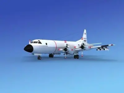Lockheed P-3 Orion Thailand 3D model