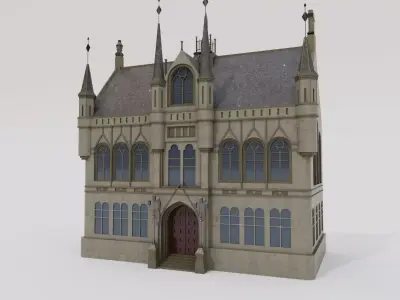 Inverness Stone Townhouse building 3D model