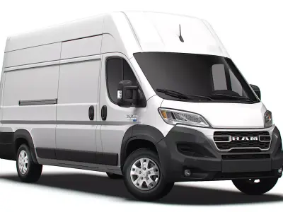 Ram ProMaster EV Cargo Van L4H3 2024 3D model